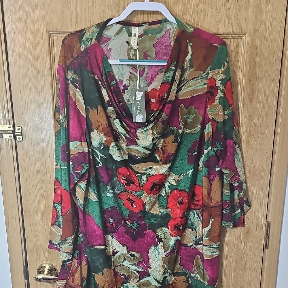 Floral Multicolor Women's Top